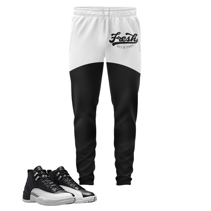 Fresh Jogger | Jordan 12 Playoff Flight Inspired | Retro