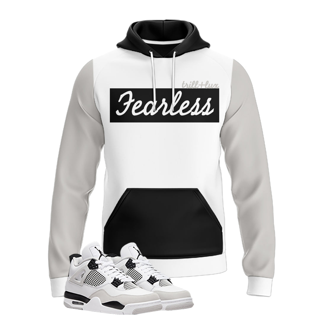 Fearless | Jordan 4 Military black Inspired Hoodie |