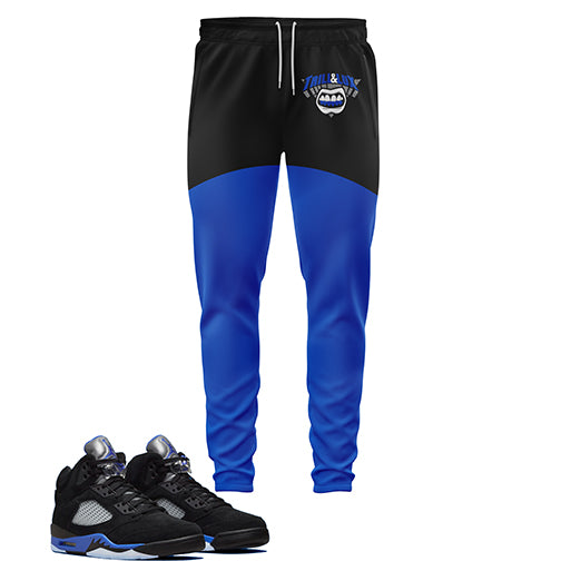 Trill Jogger | Jordan 5 racer blue Inspired | Retro