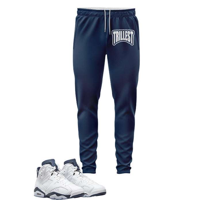 Trillest Jogger | Jordan 6 Midnight Navy Inspired | Retro Jordan