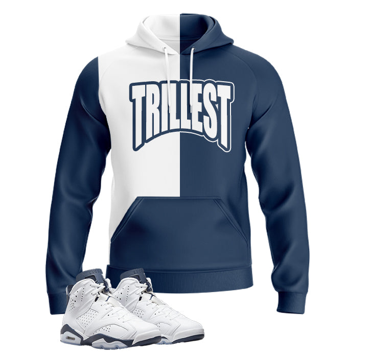 Trillest Hoodie | Air Jordan 6 Midnight Navy Inspired | Retro Jordan 6