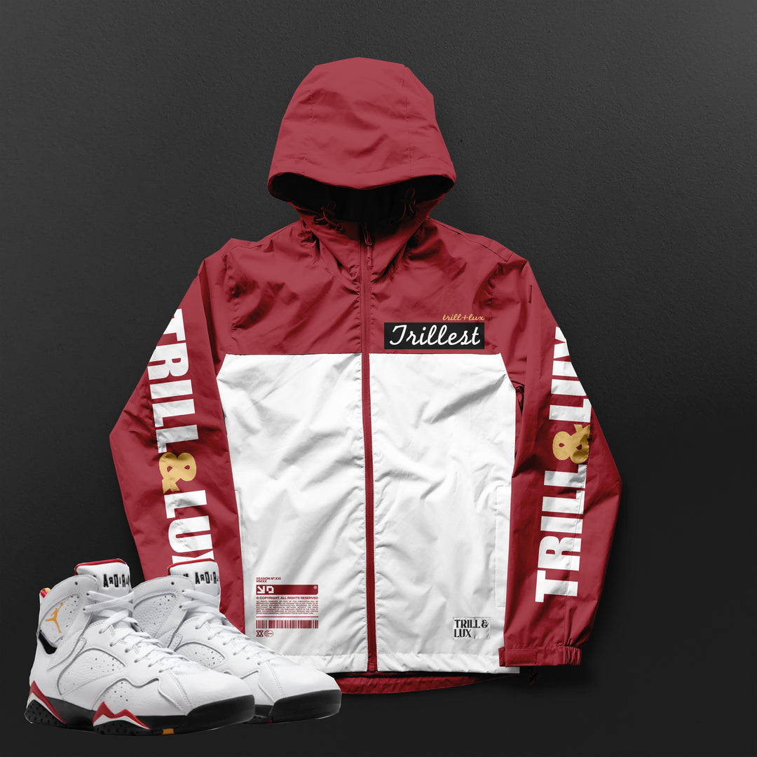 Only The Trill Survive | Air Jordan 7 Cardinal Windbreaker