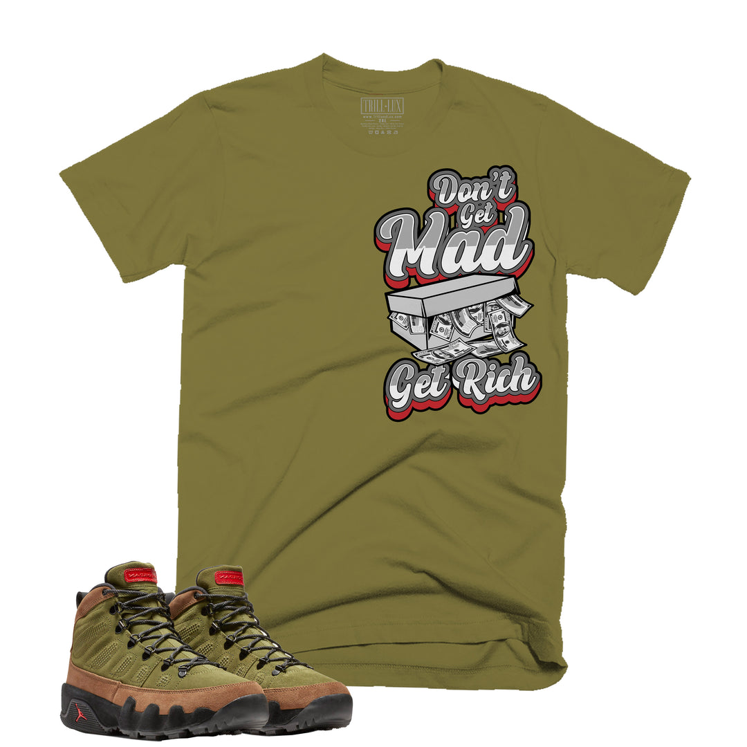 Don't Get Mad Tee | Retro Air Jordan 9 (NRG Boots) Beef And Broccoli T-shirt