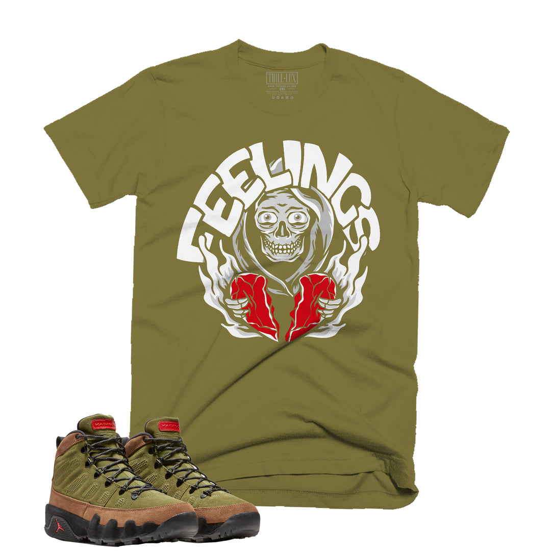 Broken Hearted Tee | Retro Air Jordan 9 (NRG Boots) Beef And Broccoli T-shirt