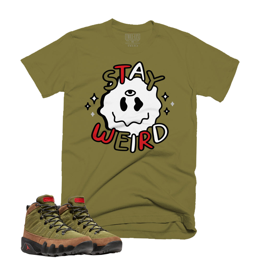 Stay Weird Tee | Retro Air Jordan 9 (NRG Boots) Beef And Broccoli T-shirt