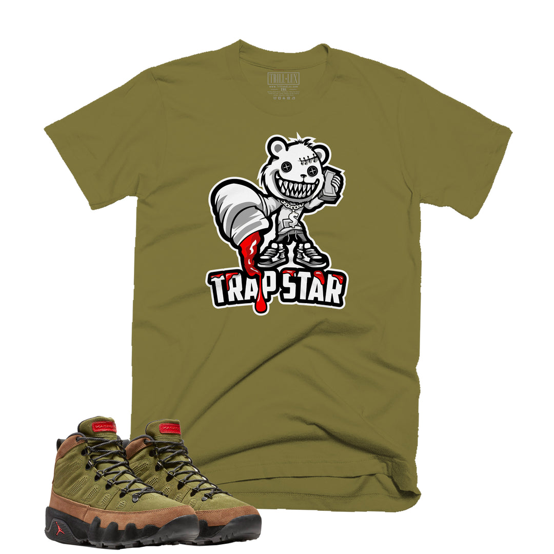 Trap Star Tee | Retro Air Jordan 9 (NRG Boots) Beef And Broccoli T-shirt