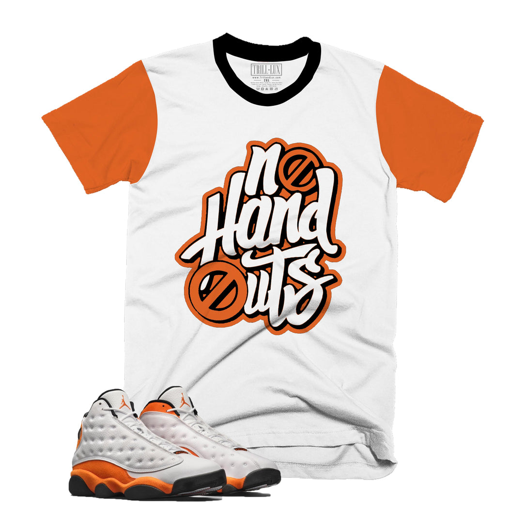 No Hand Outs Tee | Retro Air Jordan 13 Starfish T-shirt |