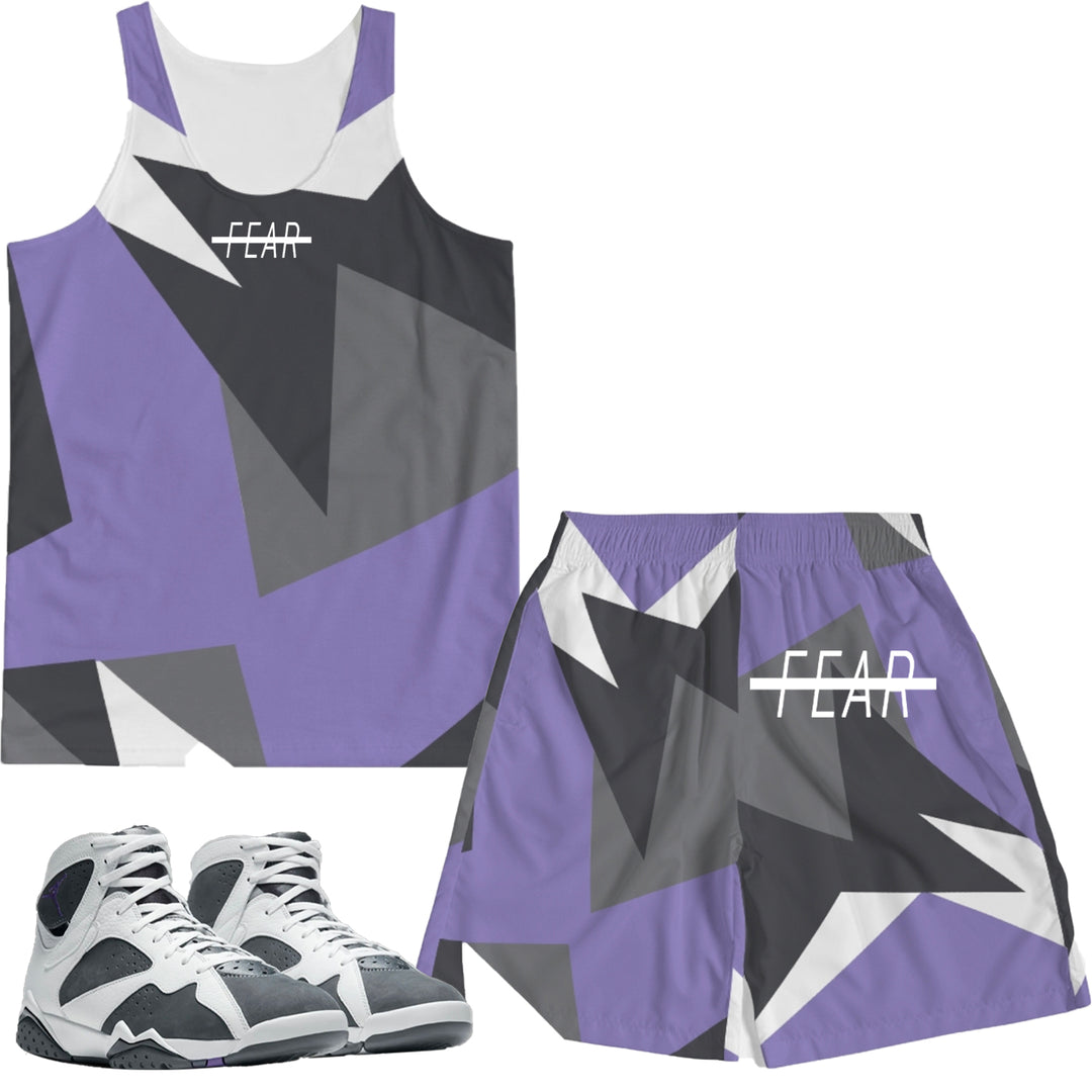 Fearless | Air Jordan 7 Flint Inspired fragment Tank Top & Shorts