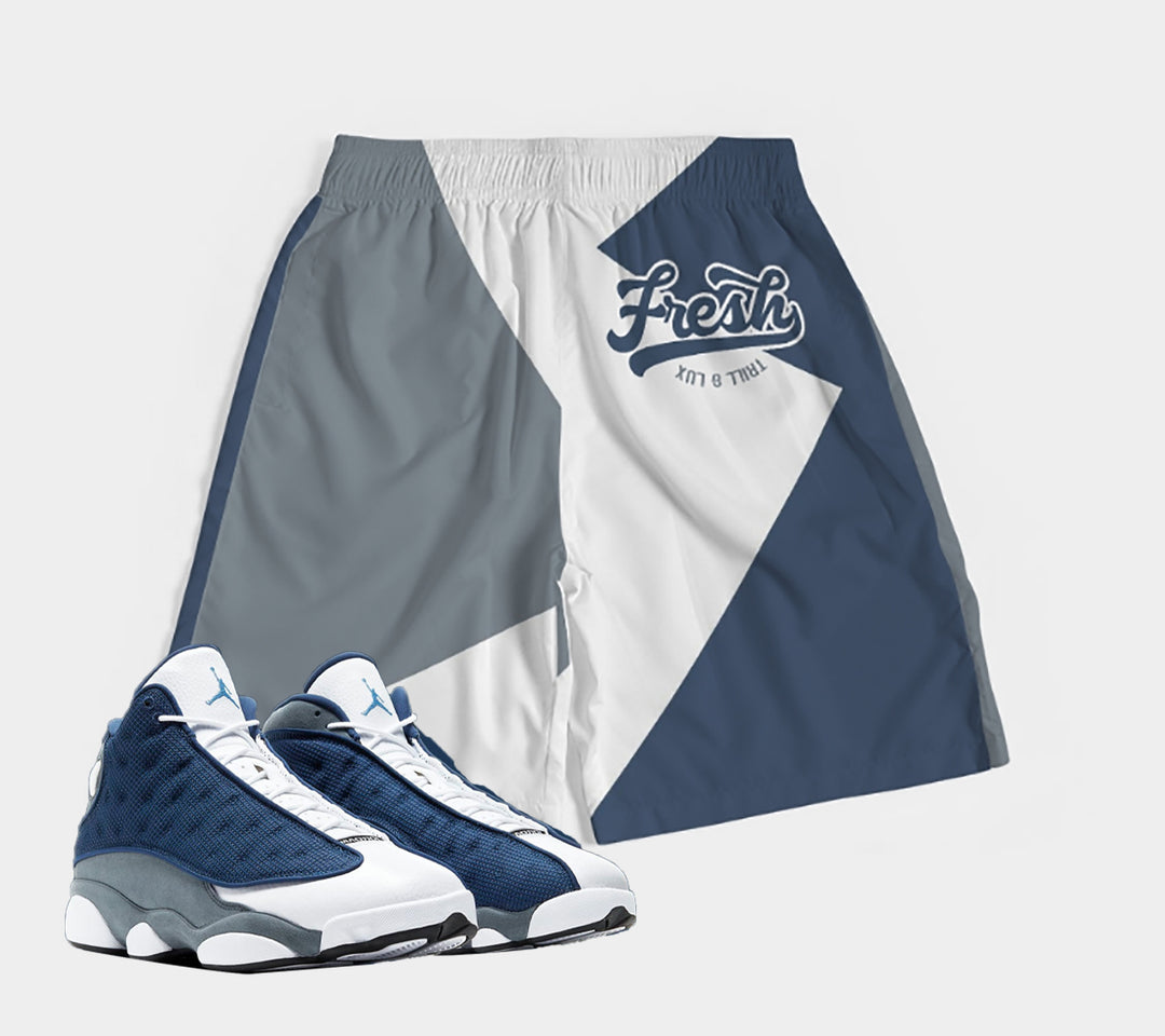 Trill & Lux | Air Jordan 13 Flint Inspired fragment Tank Top & Shorts