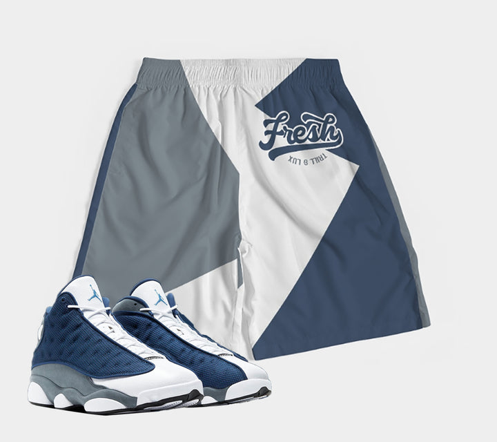 Trill & Lux | Air Jordan 13 Flint Inspired fragment Tank Top & Shorts