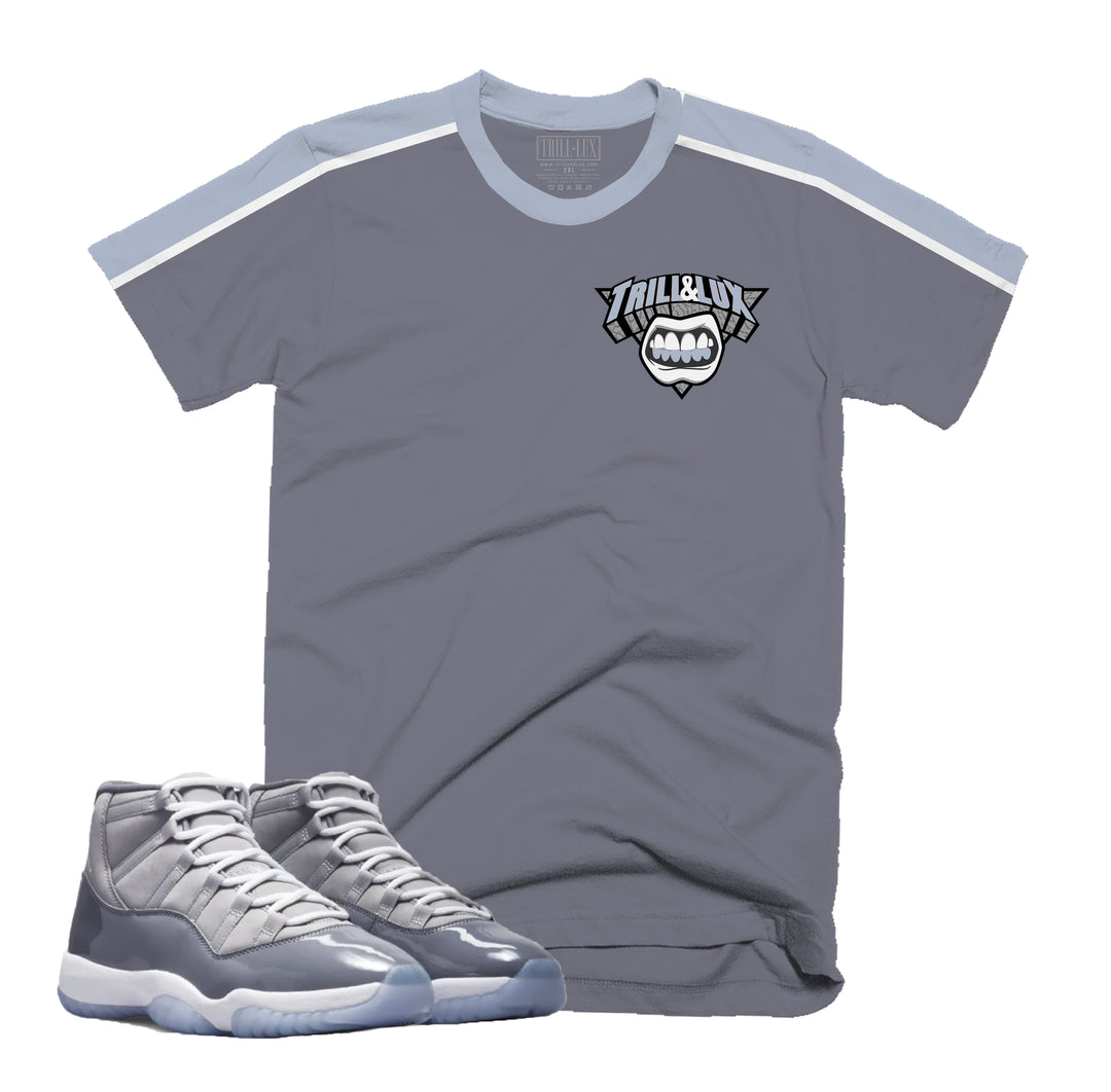 Logo Tee | Retro Air Jordan 11 Cool Grey T-shirt