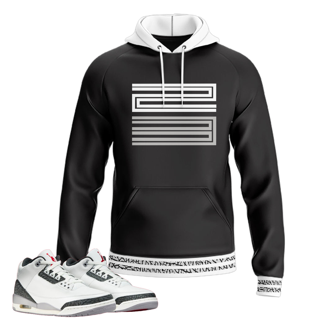 23 | Retro Air Jordan 3 cement Grey T-shirt | Hoodie | Sweatshirt | Hat | Joggers