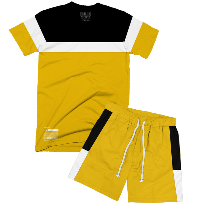Trill & Lux | Retro Air Jordan 4 Vivid Sulfur T-shirt | Shorts