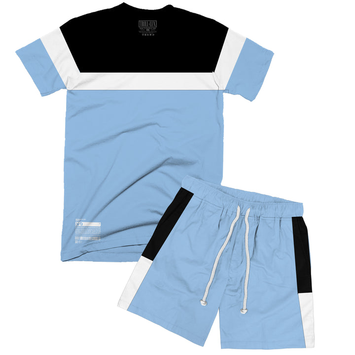 Trill & Lux   Retro Air Jordan 9 Powder Blue T-shirt | Shorts