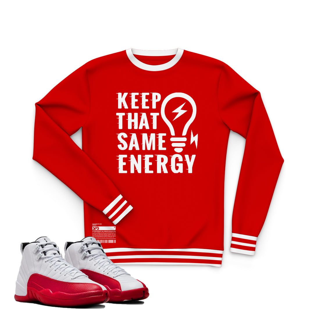 Energy | Retro Air Jordan 12 Cherry Joggers | Hoodie | Sweatshirt | Hat