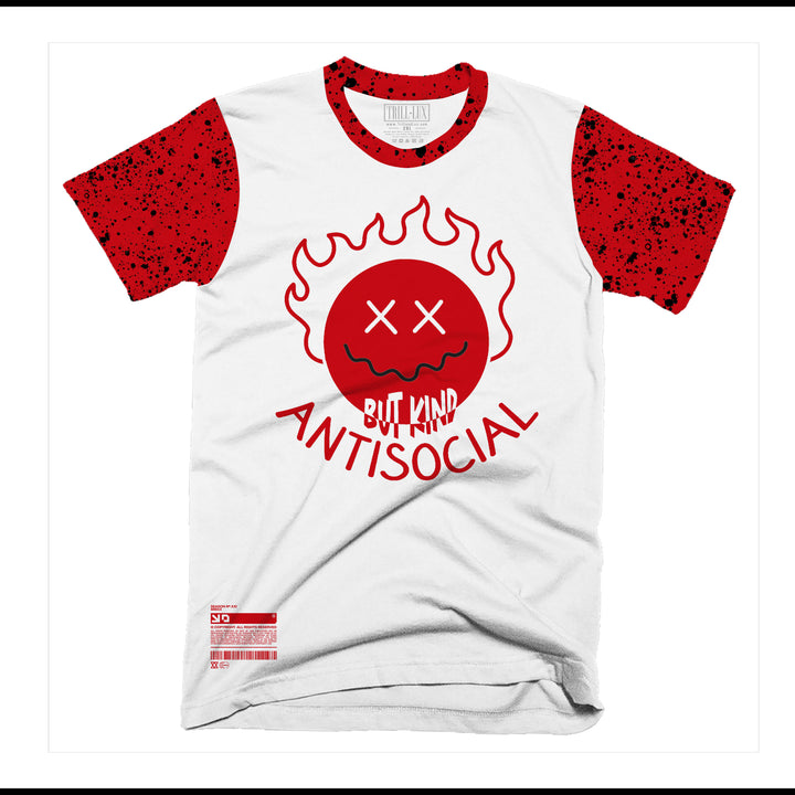 AntiSocial | Retro Air Jordan 4 Red Cement T-shirt | Hoodie | Sweatshirt | Hat