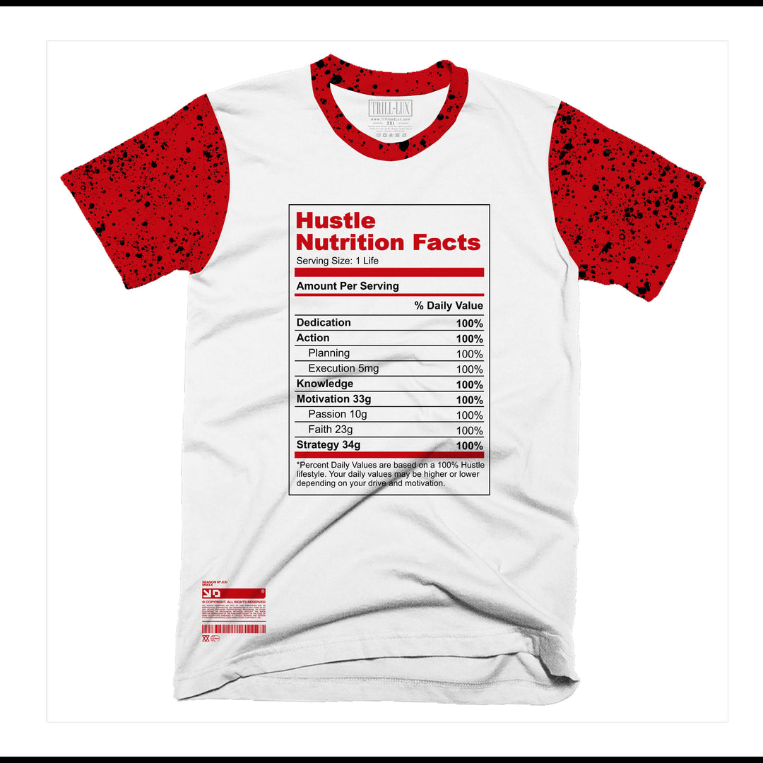 Hustle Facts | Retro Air Jordan 4 Red Cement T-shirt | Hoodie | Sweatshirt | Hat