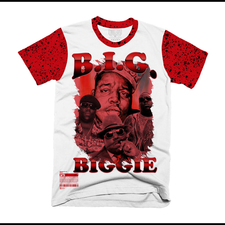 Biggie | Retro Air Jordan 4 Red Cement T-shirt | Hoodie | Sweatshirt | Hat