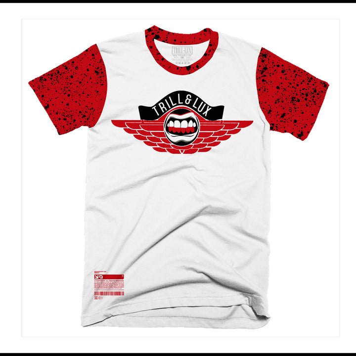Flight | Retro Air Jordan 4 Red Cement T-shirt | Hoodie | Sweatshirt | Hat