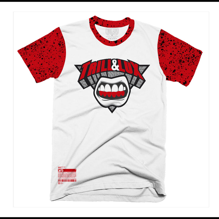 Trill Grill | Retro Air Jordan 4 Red Cement T-shirt | Hoodie | Sweatshirt | Hat