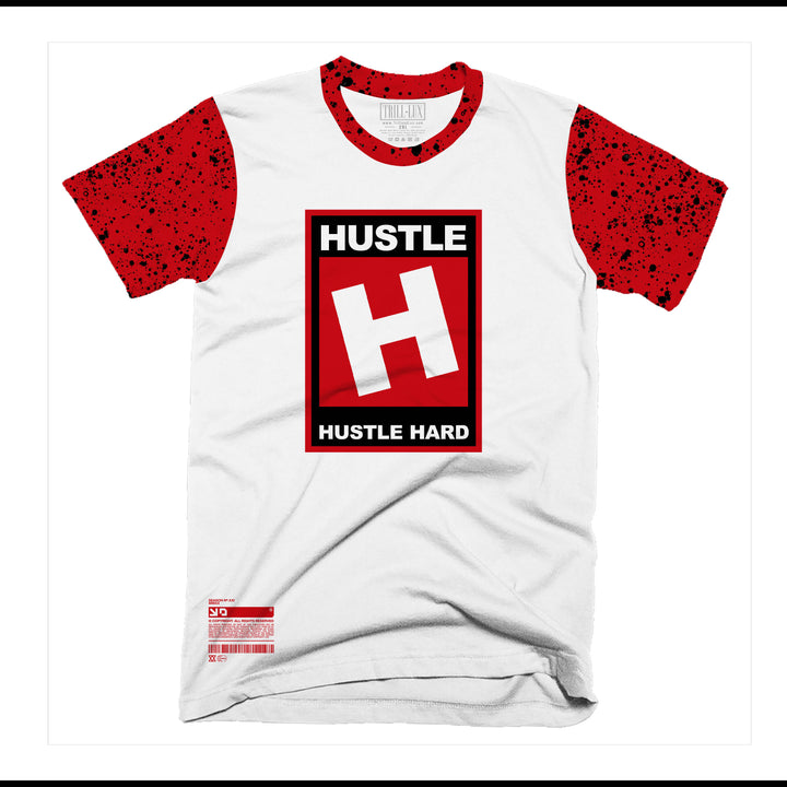 Rated Hustle | Retro Air Jordan 4 Red Cement T-shirt | Hoodie | Sweatshirt | Hat