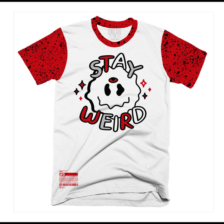 Stay Weird | Retro Air Jordan 4 Red Cement T-shirt | Hoodie | Sweatshirt | Hat