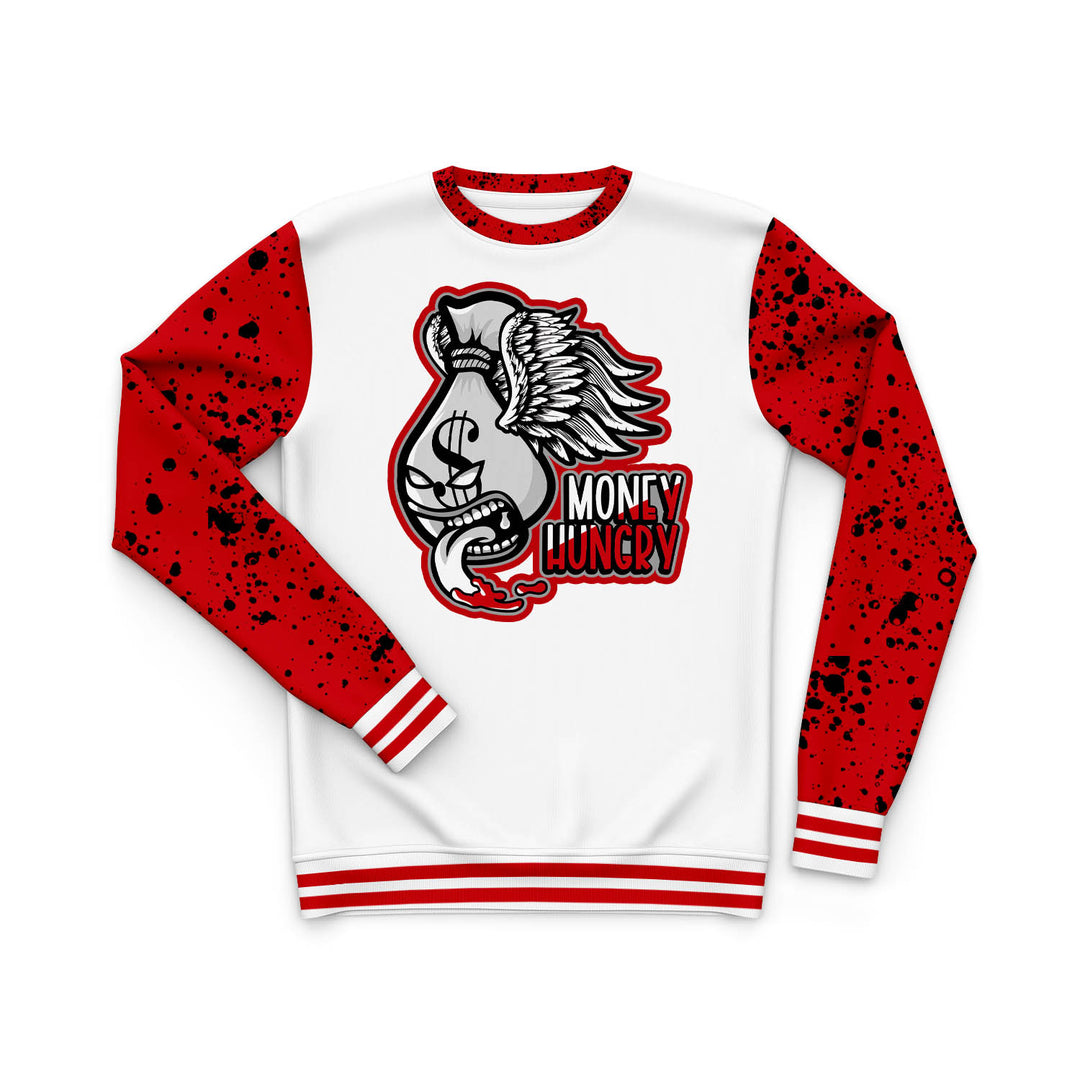 Money Hungry | Retro Air Jordan 4 Red Cement T-shirt | Hoodie | Sweatshirt | Hat