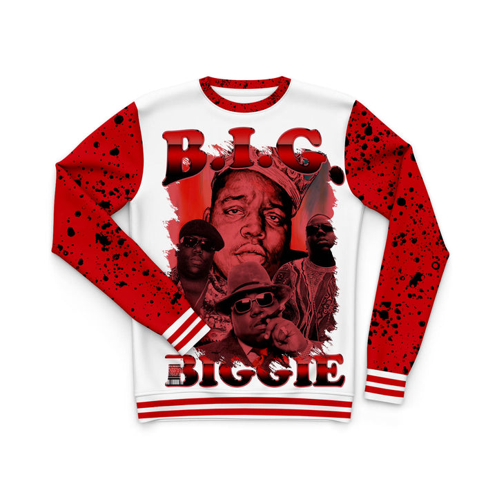 Biggie | Retro Air Jordan 4 Red Cement T-shirt | Hoodie | Sweatshirt | Hat