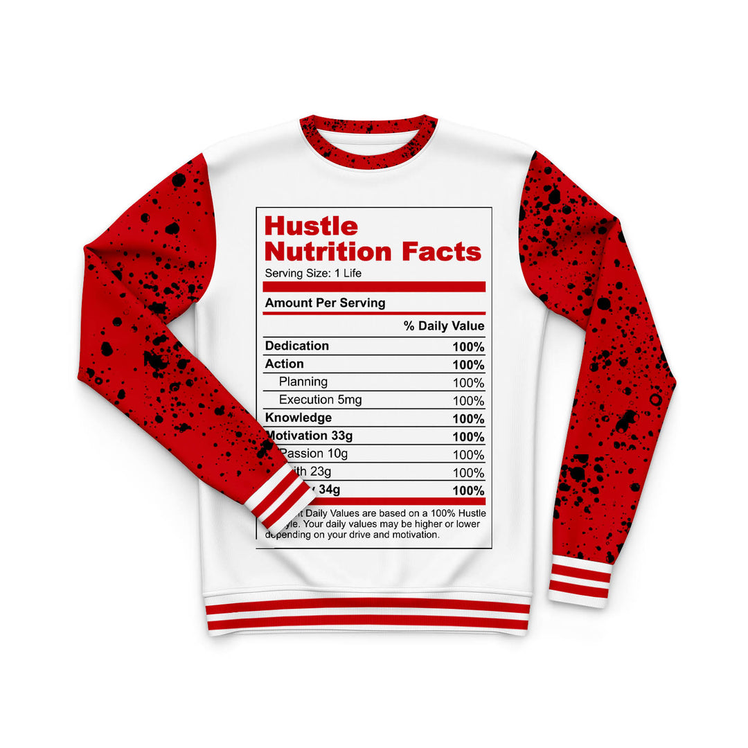 Hustle Facts | Retro Air Jordan 4 Red Cement T-shirt | Hoodie | Sweatshirt | Hat