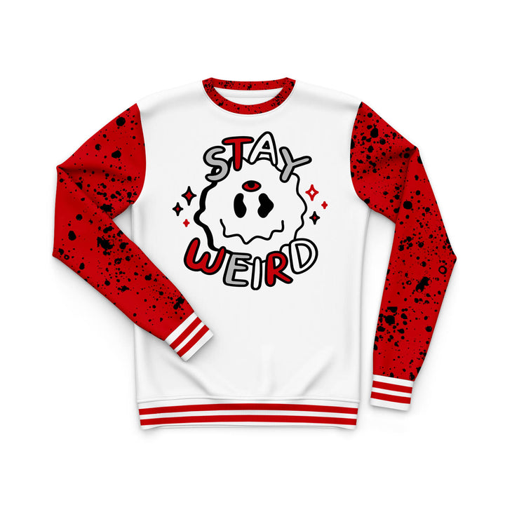Stay Weird | Retro Air Jordan 4 Red Cement T-shirt | Hoodie | Sweatshirt | Hat