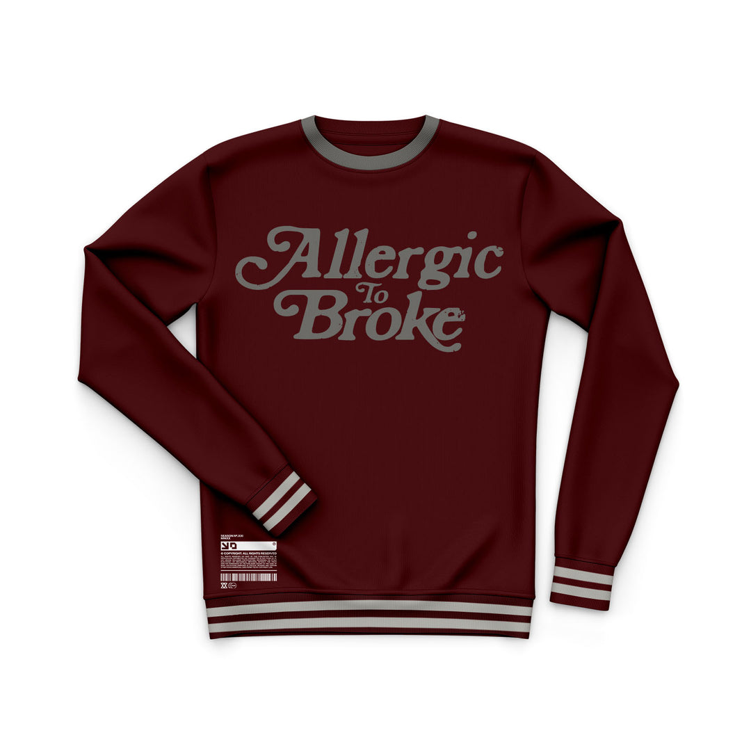 Allergic to Broke | Retro Air Jordan 5 Burgundy T-shirt | Hoodie | Sweatshirt | Hat