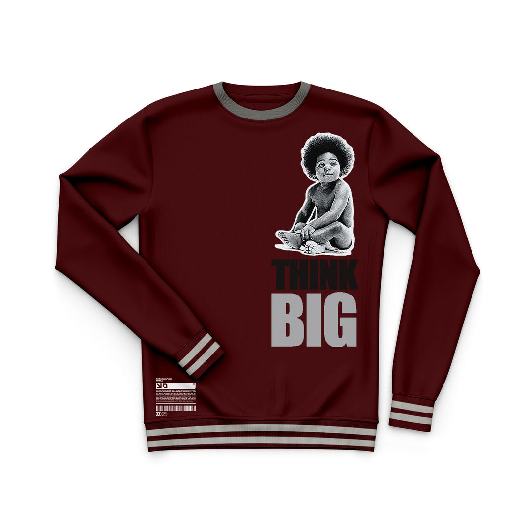 Think Big | Retro Air Jordan 5 Burgundy T-shirt | Hoodie | Sweatshirt | Hat