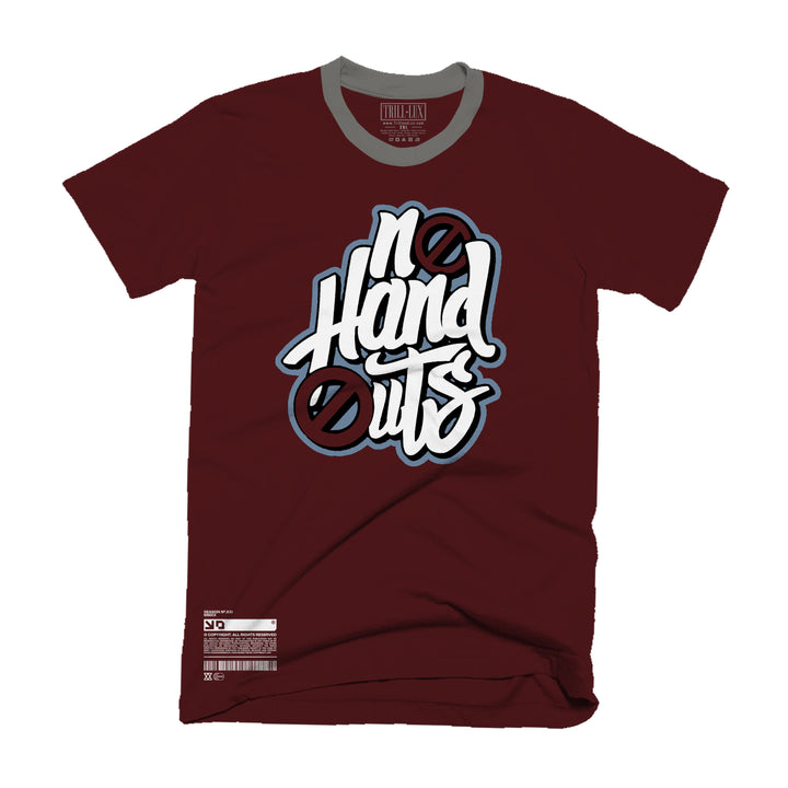 No Handouts | Retro Air Jordan 5 Burgundy T-shirt | Hoodie | Sweatshirt | Hat