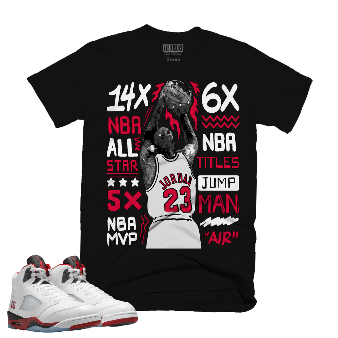All Star | T-Shirt - Fire Red | Trill and Lux