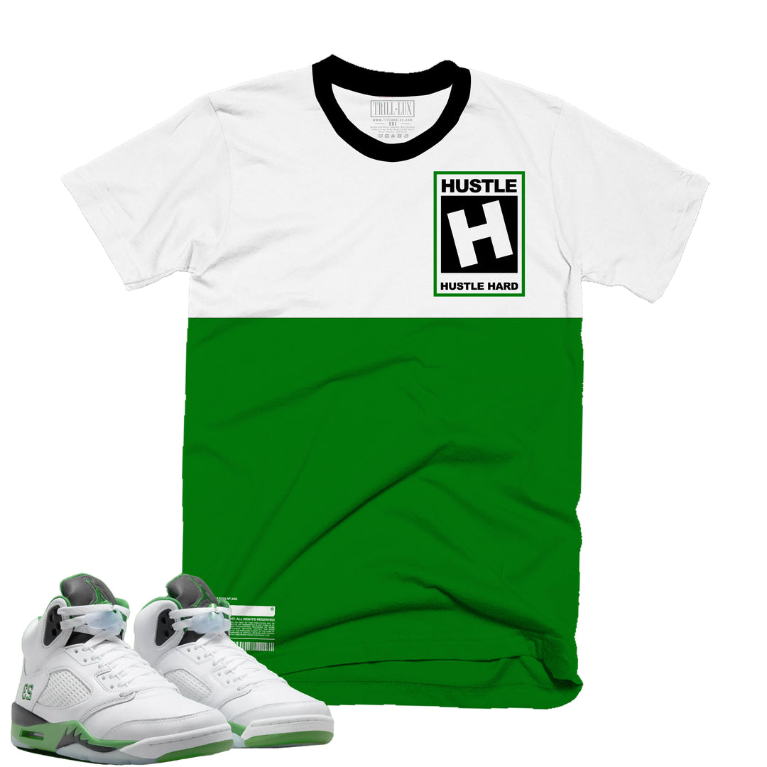 Rated Hustle | Retro Air Jordan 5 Lucky Green T-shirt | Hoodie | Sweatshirt | Hat | Joggers