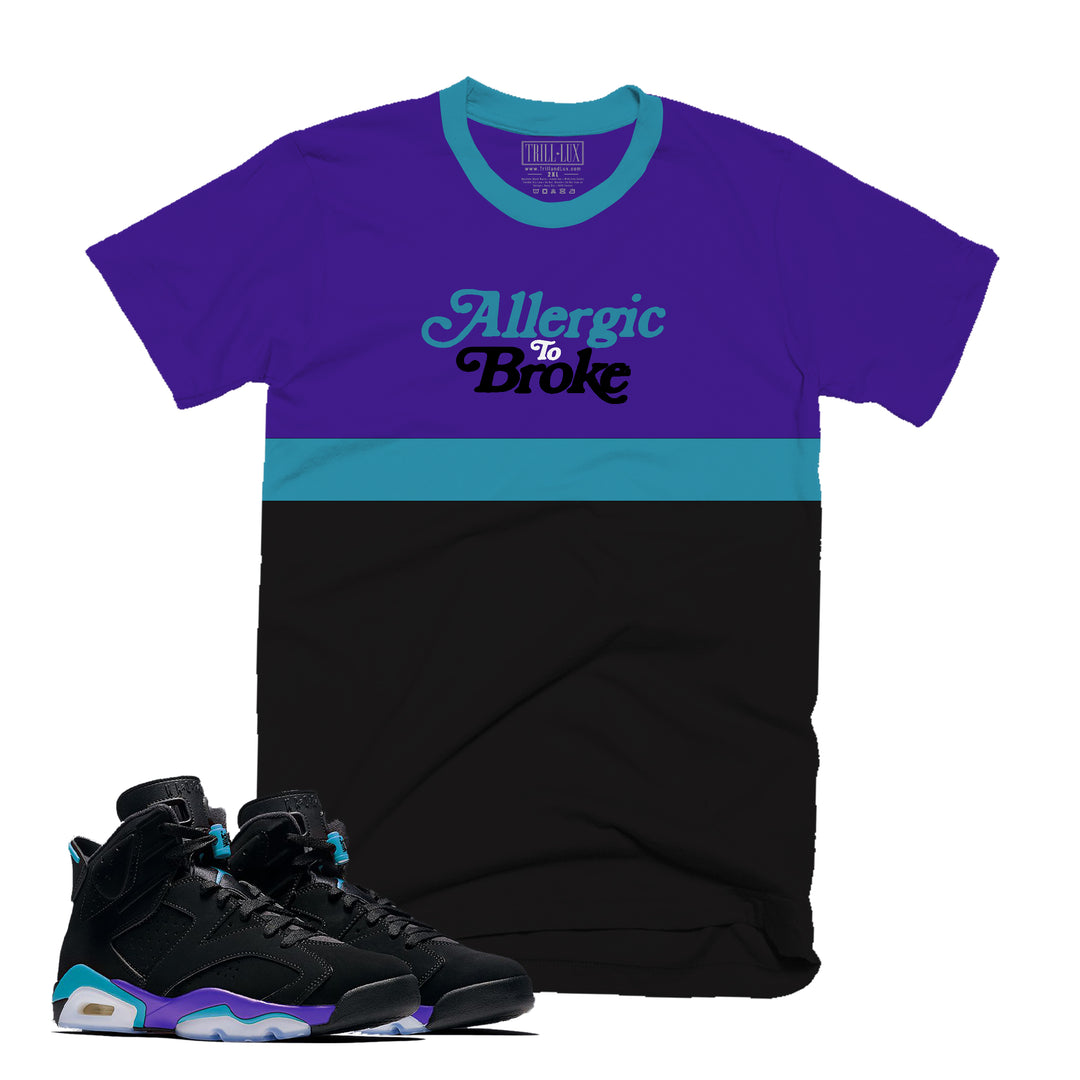Allergic | Air Jordan 6  Aqua T-shirt | Hoodie | Sweatshirt | Jogger | Hat