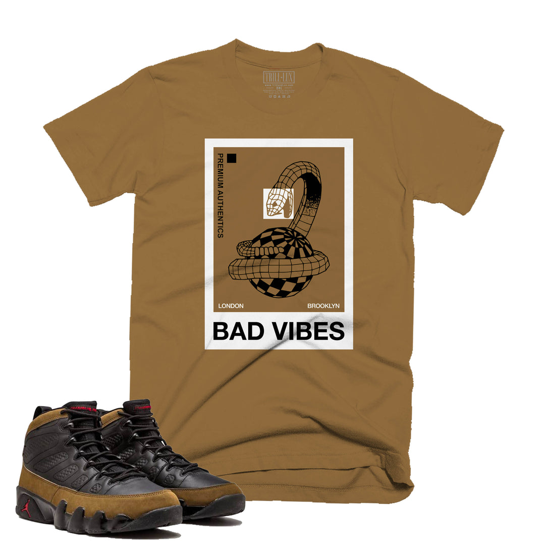 Bad Vibes | Retro Air Jordan 9 Olive Tee
