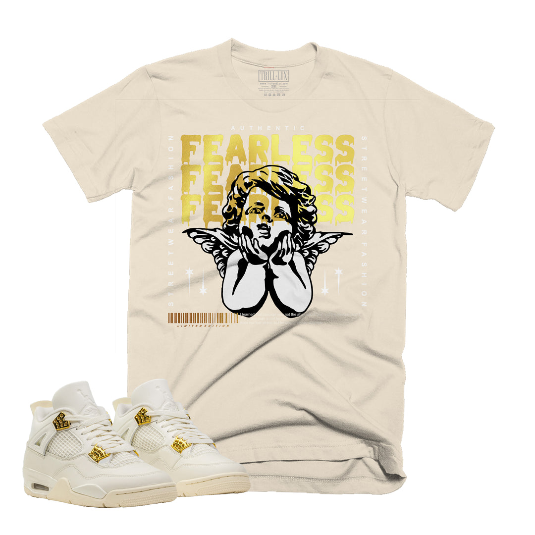 Fearless | Retro Air Jordan 4 Metallic Gold Tee