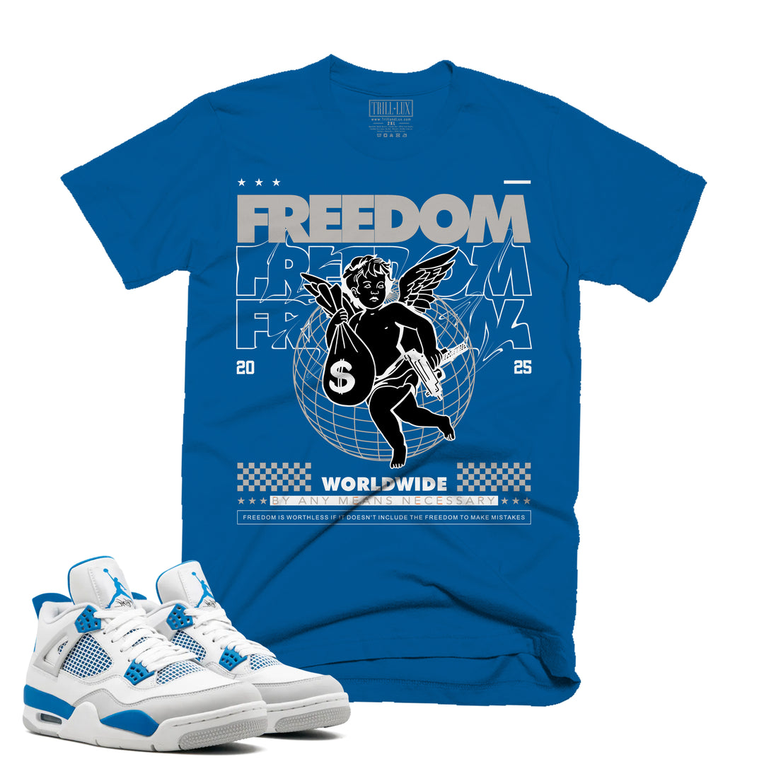 Freedom | Air Jordan 4 Military Blue  Tee