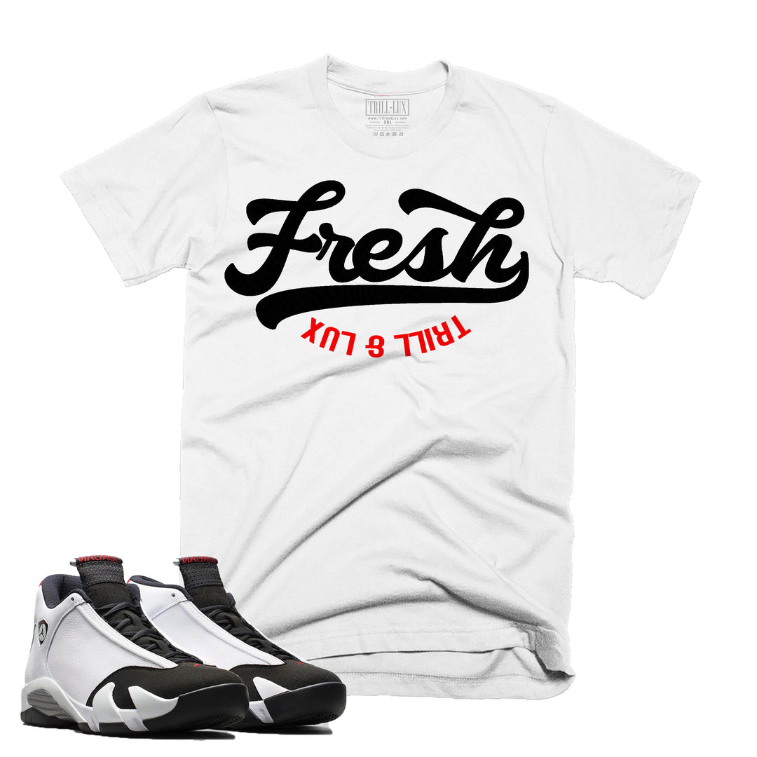 Fresh | Retro Air Jordan 14 Black Toe Tee
