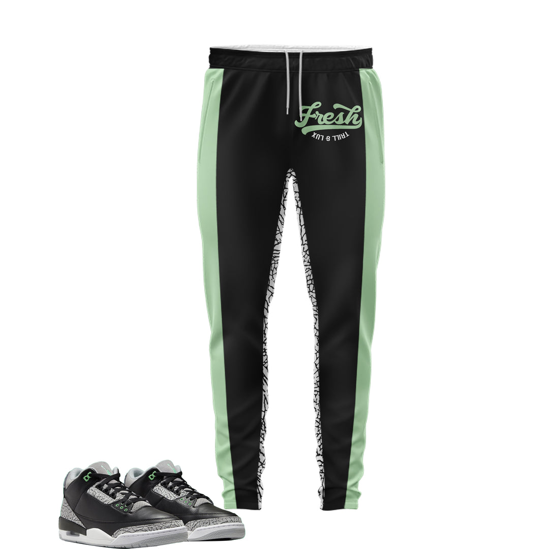 Fresh | Retro Air Jordan 3 Green Glow | Hoodie | Sweatshirt | Hat | Joggers