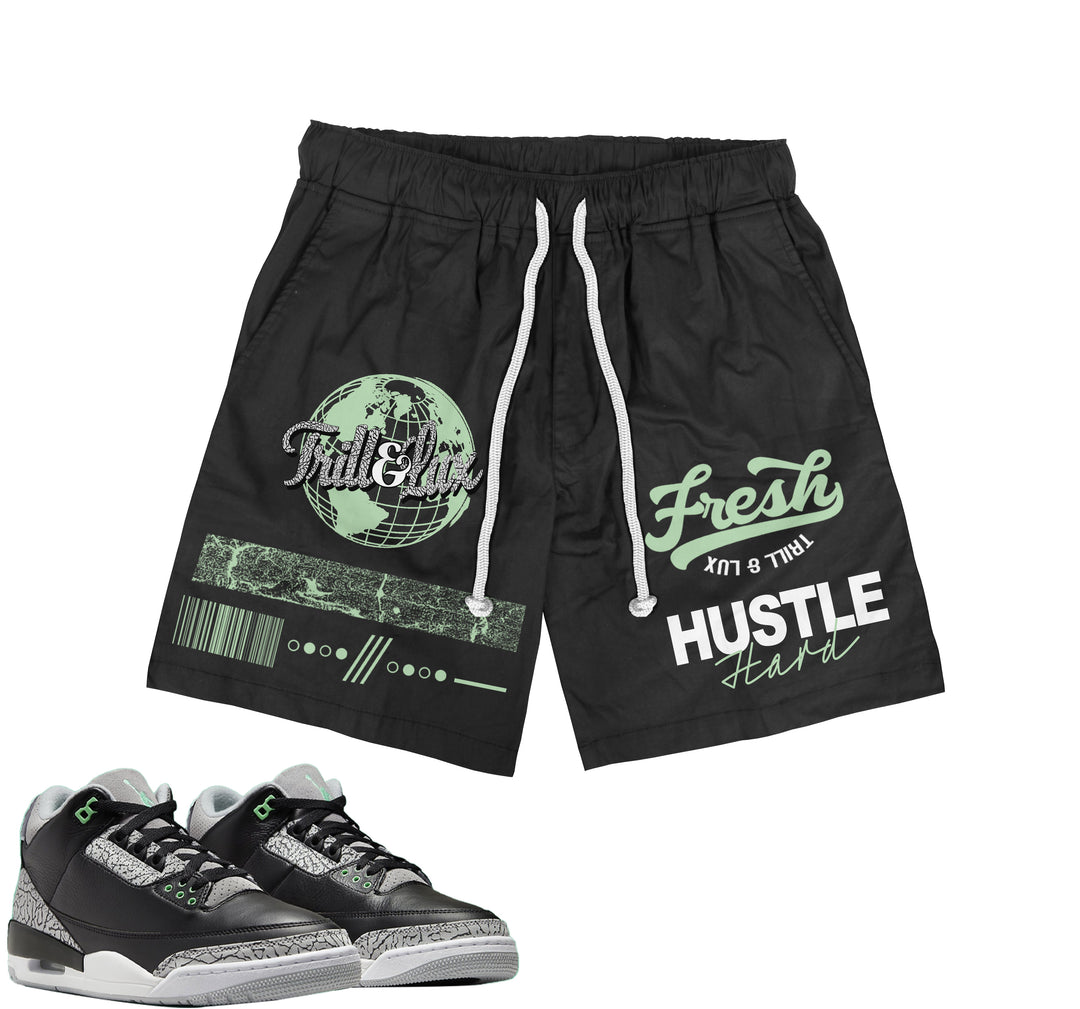 Fresh | Retro Air Jordan 3 Green Glow | Hoodie | Sweatshirt | Hat | Joggers