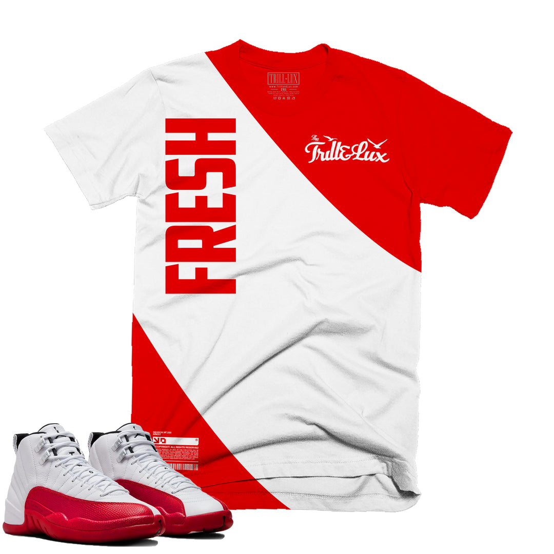 Fresh Vacay | Retro Air Jordan 12 Cherry T-shirt