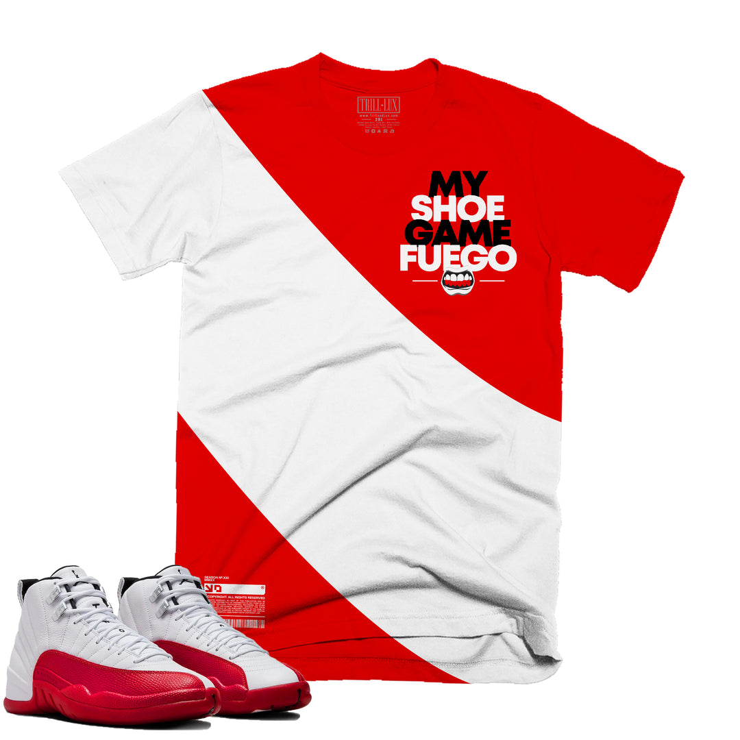 Fuego | Retro Air Jordan 12 Cherry T-shirt
