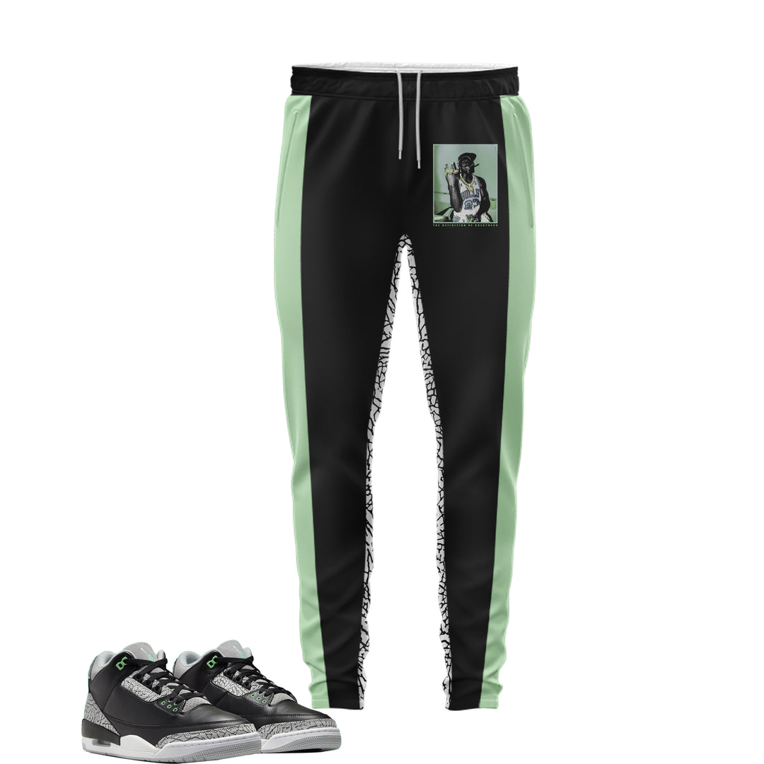 GOAT | Retro Air Jordan 3 Green Glow | Hoodie | Sweatshirt | Hat | Joggers