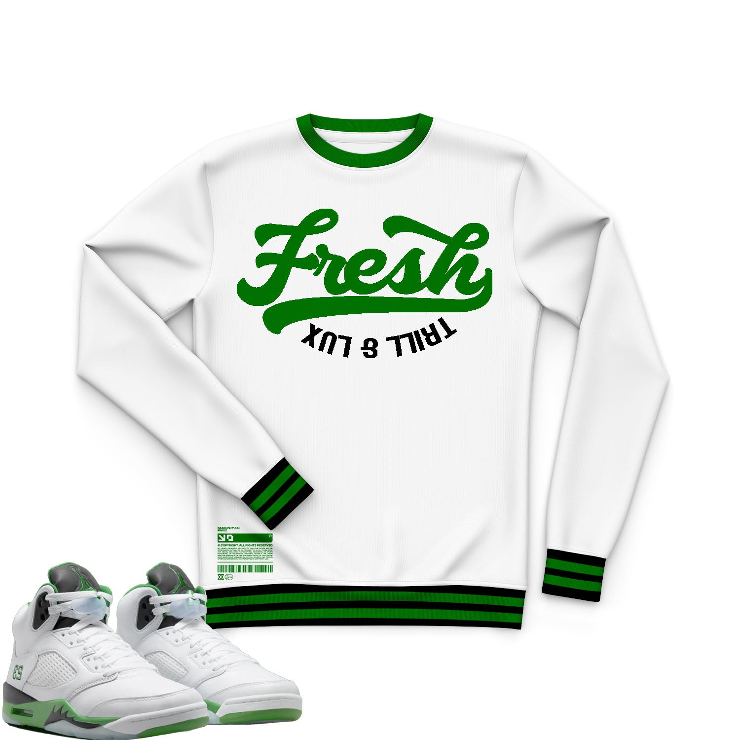 jordan 13 lucky green hoodie