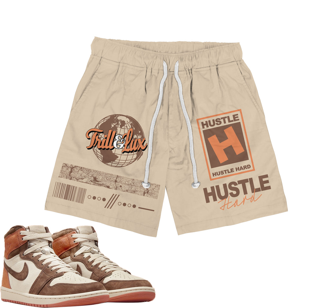 RATED HUSTLE | Retro Air Jordan 1 Cacao | Hoodie | Sweatshirt | Hat | Joggers