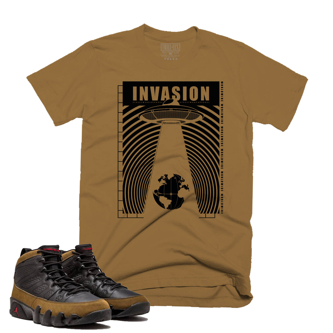 Invasion | Retro Air Jordan 9 Olive Tee