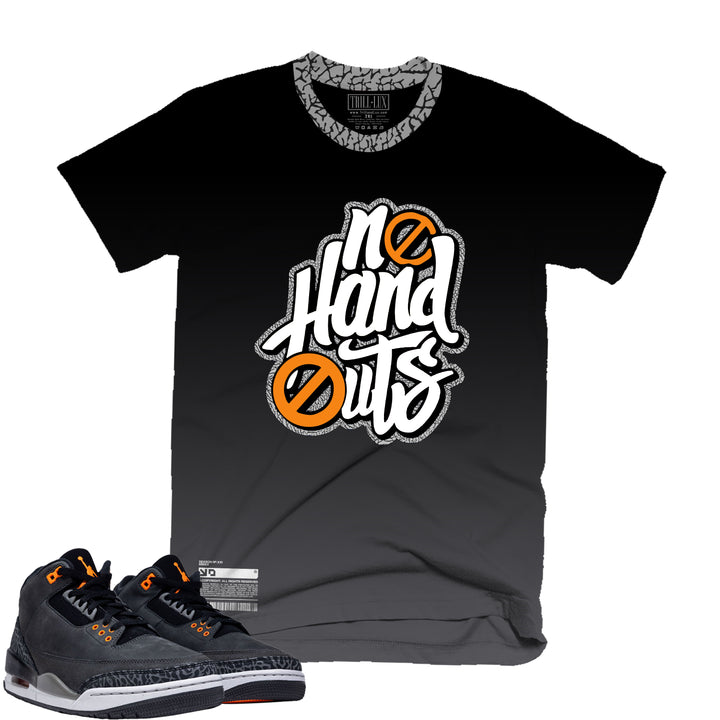 No Handouts | Retro Air Jordan 3 Fear T-shirt | Hoodie | Sweatshirt | Hat | Joggers