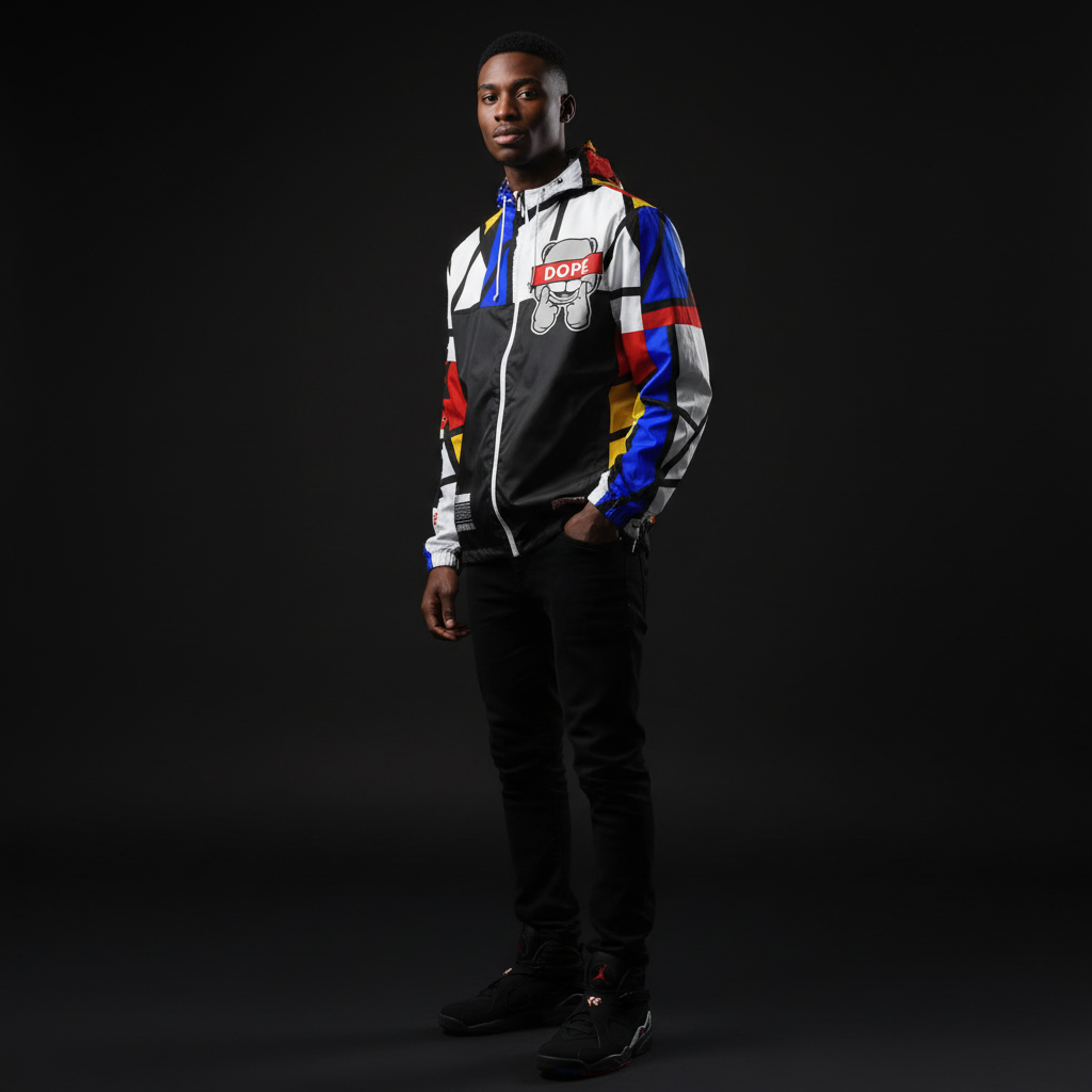 Dope Bear | Air Jordan 8 playoff  Windbreaker